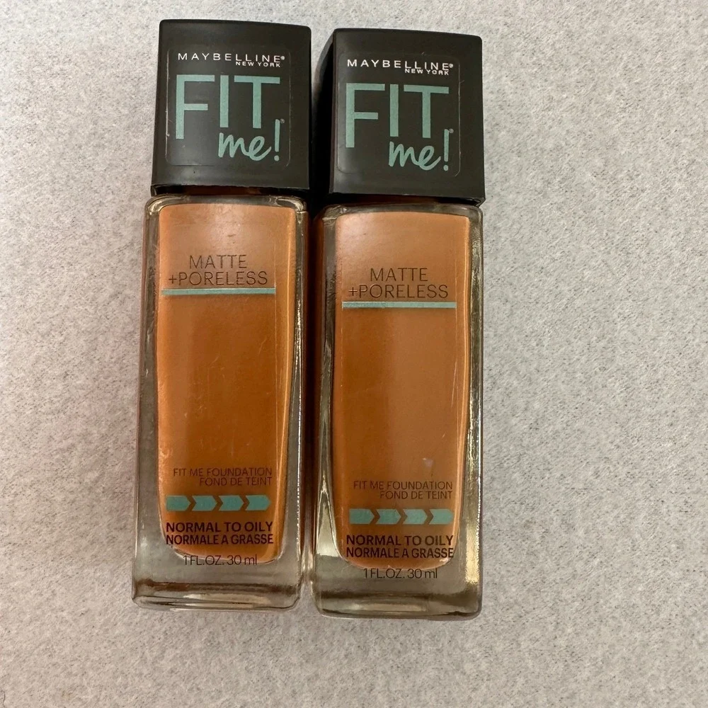 Maybelline Fit Me Matte+Poreless 368 Deep Golden Foundation NEW Lot‎ of 6